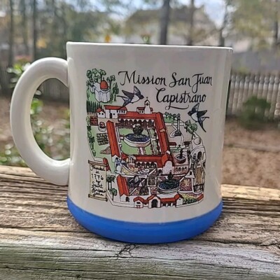 Mission San Juan Capistrano Watercolor Mug Artisan Series 14oz