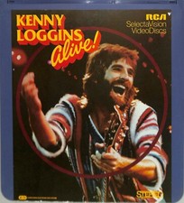 Kenny Loggins: Alive  1980 Vintage CED Videodisc