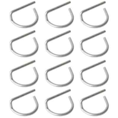 2.75 x 1.5 x 1 inches Zinc Aluminum Coated Steel Pig Tail Locks Scaffold 12 pack