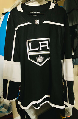 Adidas Mens NHL Authentic LA Kings Home Pro Climalite Jersey Sz