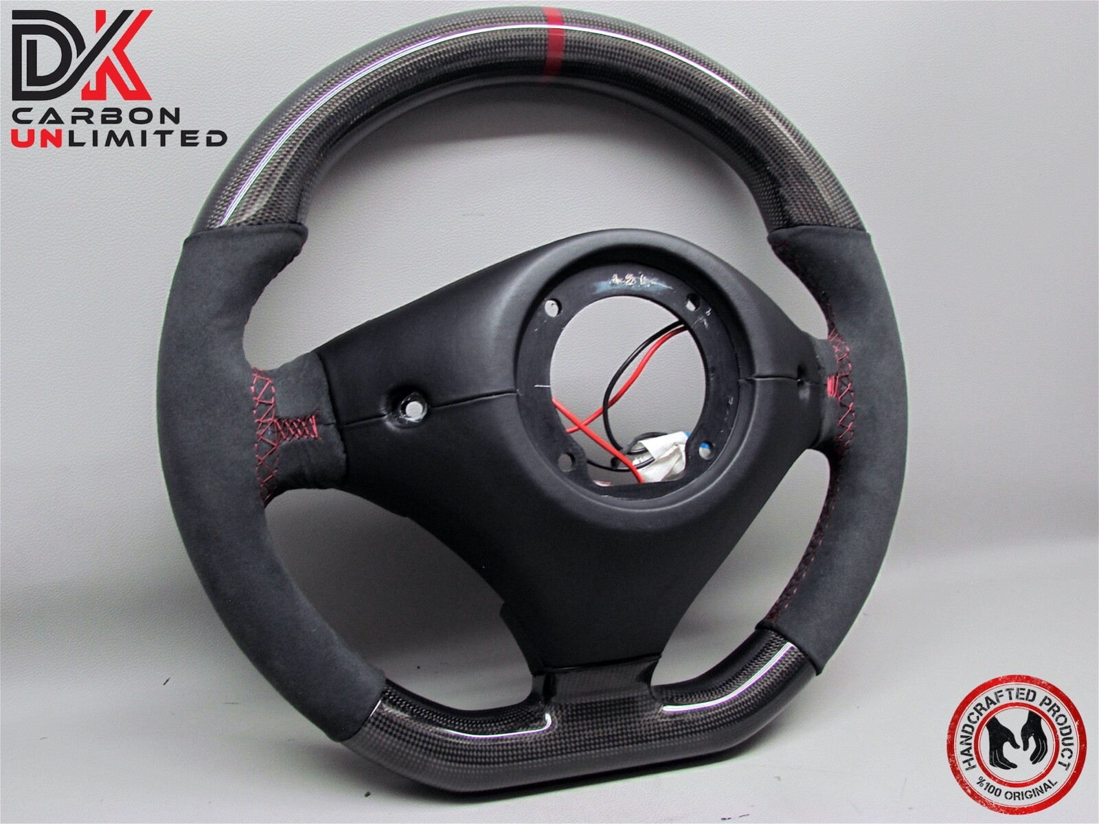 Ferrari 550 Barchetta Maranello Burgundy Ring Alcantara Carbon Steering Wheel