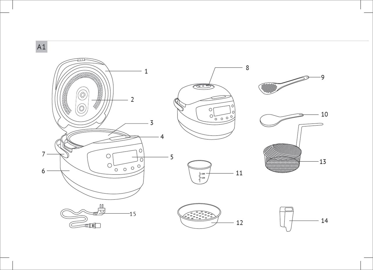 Схема мультиварки redmond