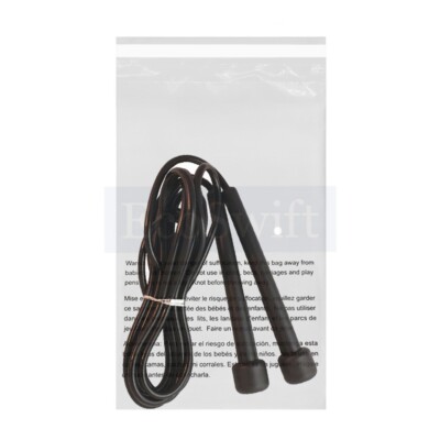 Clear Poly Bags, with Suffocation Warning, Permanent Self Seal, Thick