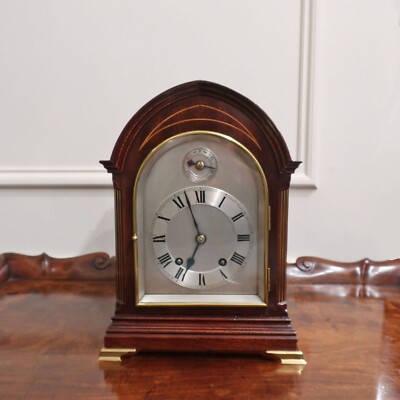 Antique Mantel Clock German Ting Tang Striking by Winterhalder & Hofmeier