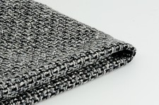 IKEA Bezug für Lidhult 5-er Sofa mit Armlehnen in Lejde grau/schwarz Couch 2er