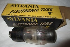 Electronic Vacuum Tube, Philco Sylvania 6BY5G Used Vintage, Radio, Amplifier, TV