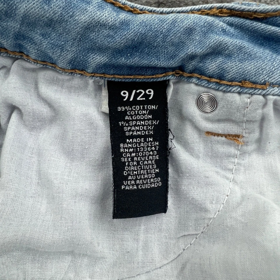 Знаменитости розовый шорты размер 9/29 женщин сахара манжеты эластичной синий джинсовой ткани - Изображение 4 из 4