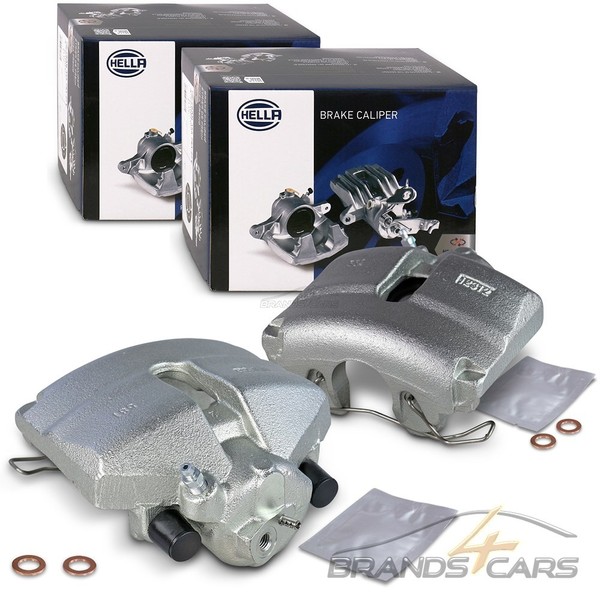Hella 2X Bremssattel Vorne FÜR Vw Golf 5 6 Passat B6 B7 Polo 5 6R Touran 1T-image