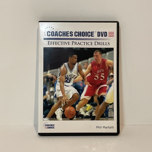 Coaches Choice DVD Effective Practice Drills Basketball Phil Martelli Tested