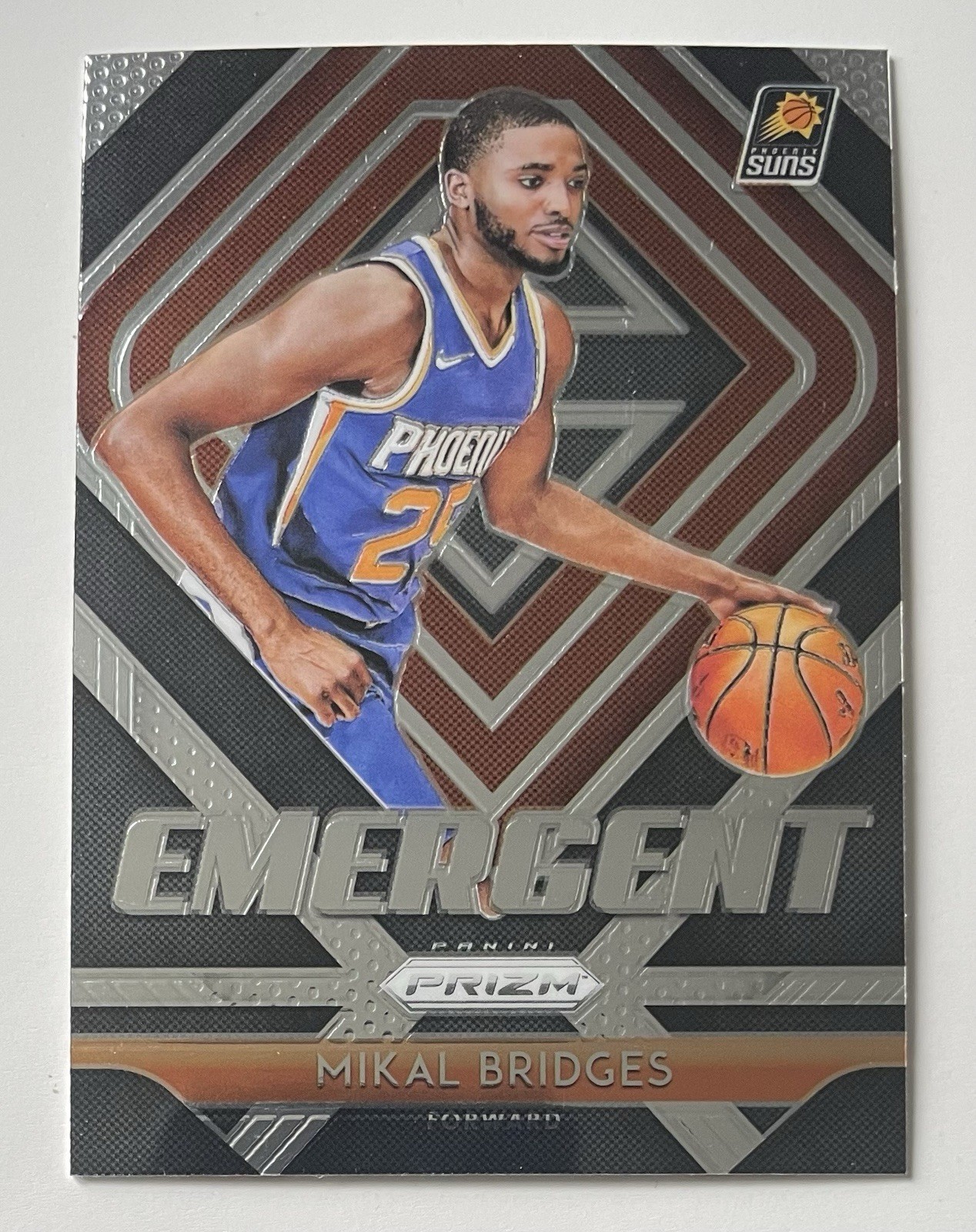 2018-19 Panini Prizm - Emergent Mikal Bridges #10 (RC)