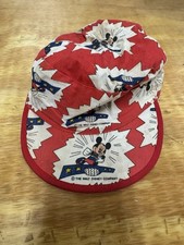 VINTAGE 1970s 80s SPORTS MICKEY MOUSE YOUTH PAINTERS HAT WALT DISNEY