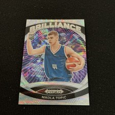 Nikola Topic 2024 Panini Prizm Draft Picks Brilliance #3 Mojo Rookie #41/99