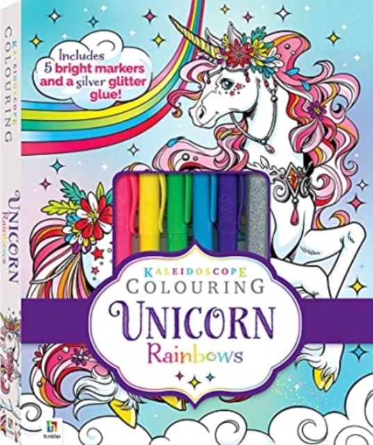 Kaleidoscope Colouring Kit: Unicorn Rainbows (Kit)