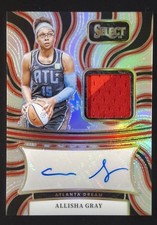 2025 Panini Select WNBA #AM-AG Allisha Gray Autographed Memorabilia
