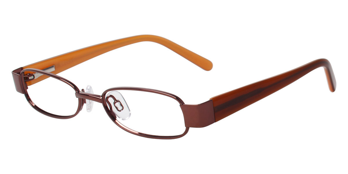 Otis and Piper OP5000 Eyeglasses Kids Chocolate Rectangle 44 New 100% Authentic