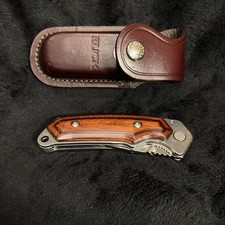 Buck USA 277 Alpha Hunter 154cm W/Leather Sheath Excellent Condition