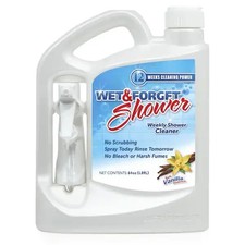 Wet and Forget Shower Cleaner Spray 64oz Soap Scum Mold Mildew Remover Weekly 0.42 per fl oz