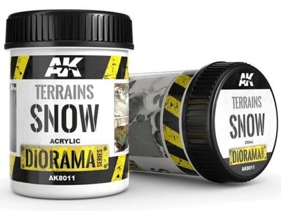 AK Interactive Terrains Snow 250ml AK8011 Schnee snow texture Winter terrain