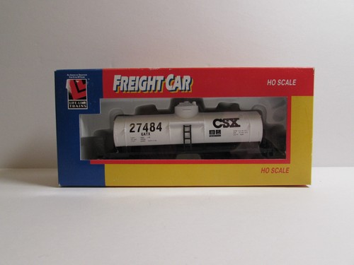 Coche cisterna de cúpula única HO realista, CSX GATX 27484 - Producción tardía blanco brillante | Zustand: New