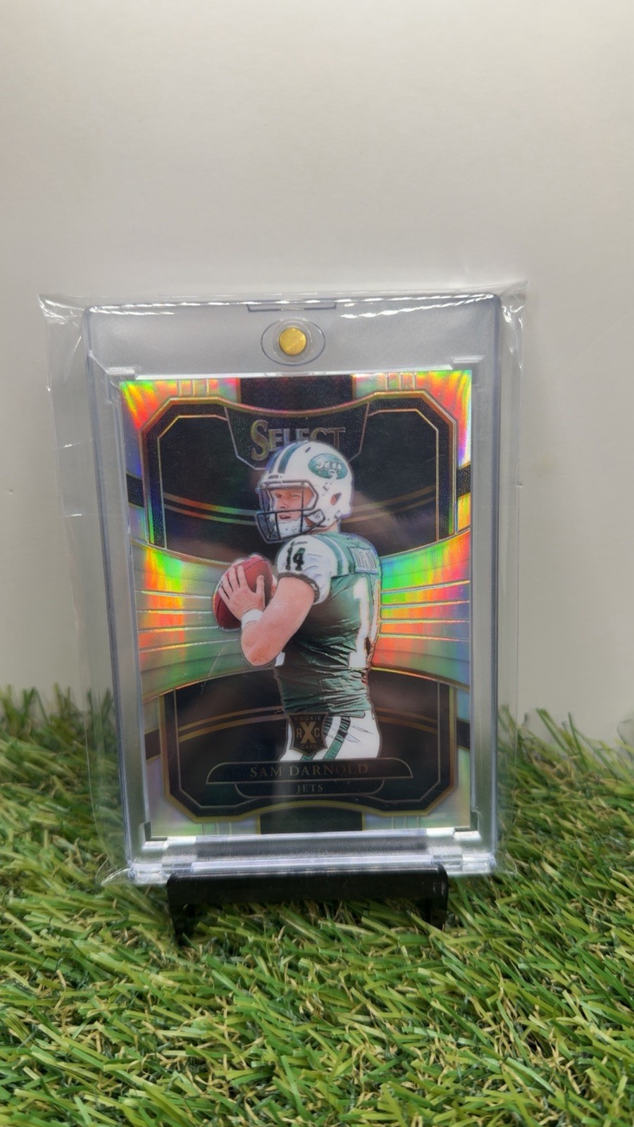 SAM DARNOLD 2017 PANINI SELECT #302 ROOKIE 2018 XRC SILVER PRIZM RC JETS