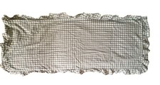 Country Style Pillow Sham 20x54 Blue White Gingham French Country Cottage Cotton