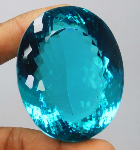 Certified 659.25 Ct Natural Blue Aquamarine Oval Cut AAA+ Brazil Rare Gemstone - Picture 6 of 11