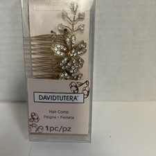 david tutera wedding Hair Comb White Gold
