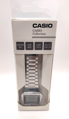 CASiO Collection DB-360-1AJH DB-360-1AJF Herrenuhr Silber 13 Sprachen verfügbar