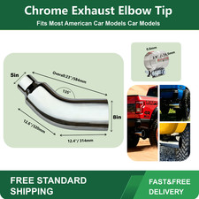 5-8 Inch Exhaust Elbow - Diesel Exhausttip With Clamp 5-8 Inch Exhaust Elbow - Diesel Exhausttip With Clamp