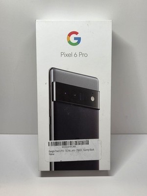 NEW Google Pixel 6 Pro 256GB (Unlocked) Stormy Black (GA02258-US)
