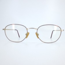 Marcolin 6729 Vintage Oval Eyeglasses Gold Tortoise 52-20-135 Italy Frames