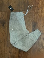Under Armour Gray Rival Fleece Joggers Women  s Size Medium New With Tags