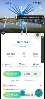   Shiny Xerneas Background Tainan - GoTour Kalos 2026   Trade Go- Description