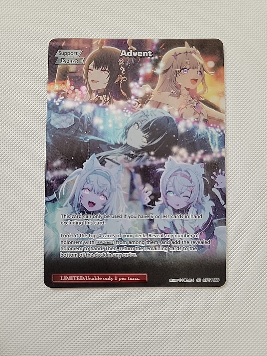 Hololive Official Card Game Advent SR hBP04-096 Curious Universe