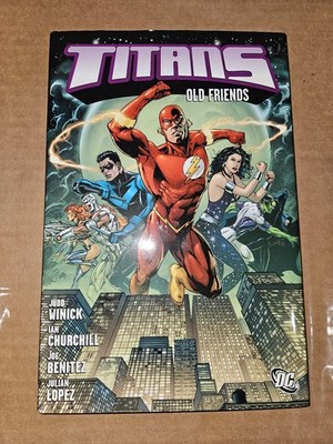 Titans Old Friends Hardcover DC Comics Judd Winick Graphic Novel