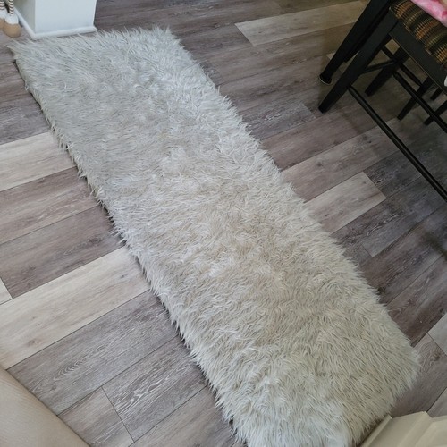Dog Bed Paws.com PupRug Memory Foam,  Faux Fur Cover, 73" x 29" XXL Great Dane