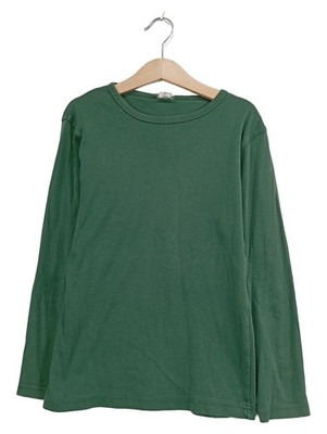 Here & There Langarmshirt Dunkelgrün Basic Gr. 36