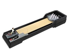Tabletop Bowling Game Set, 10-Pin Alley, Mechanical Play, 6 Large 25.5