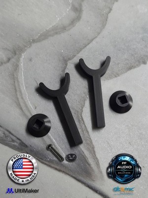 Tonearm Rest for Acoustic Research AR - XA Turntable with Rounded Base kit 2X