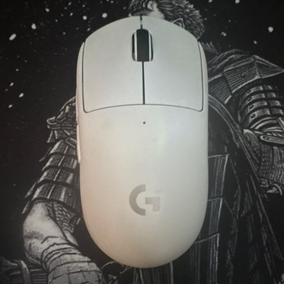 Logitech PRO X SUPERLIGHT Wireless Optical Gaming Mouse White 25400 DPI 5 Btn