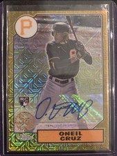 Topps 2022 Chrome 1987 Silver Pack Mojo Oneil Cruz RC Auto #T87C2-98 /199