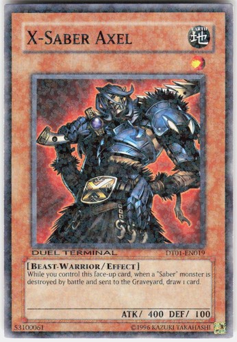 X-Saber Axel DT01-EN019 card