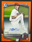 2025 Topps Bowman Draft Chrome Prospects Orange Johnny Slawinski 1st Auto 10/25