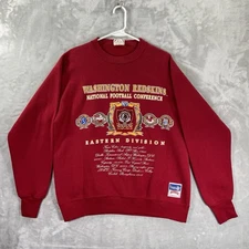 Vintage 90s Washington Redskins Sweatshirt men's Large Nutmeg Mills NFL Football