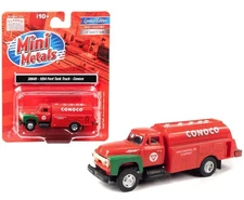 CMW 1954 Ford Tanker Truck Red & Green "Conoco" 1/87 (HO) Model Car 30649