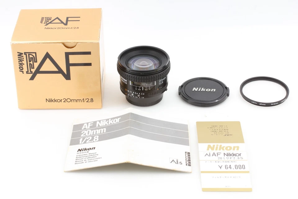 [MINT]   Nikon AF NIKKOR 20mm F2.8 lens From JAPAN - Image 2 of 4