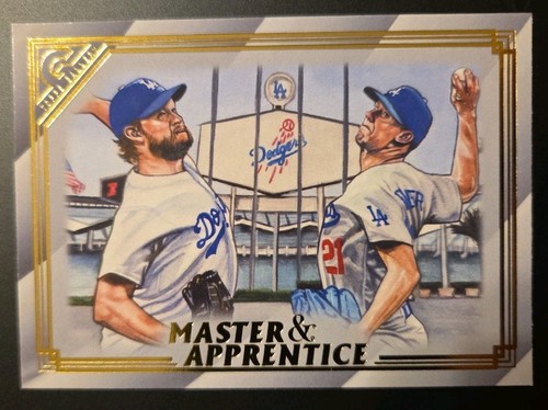 2020 Topps Gallery Master and Apprentice Clayton Kershaw, Walker Buehler #MA-8 - Picture 1 of 2