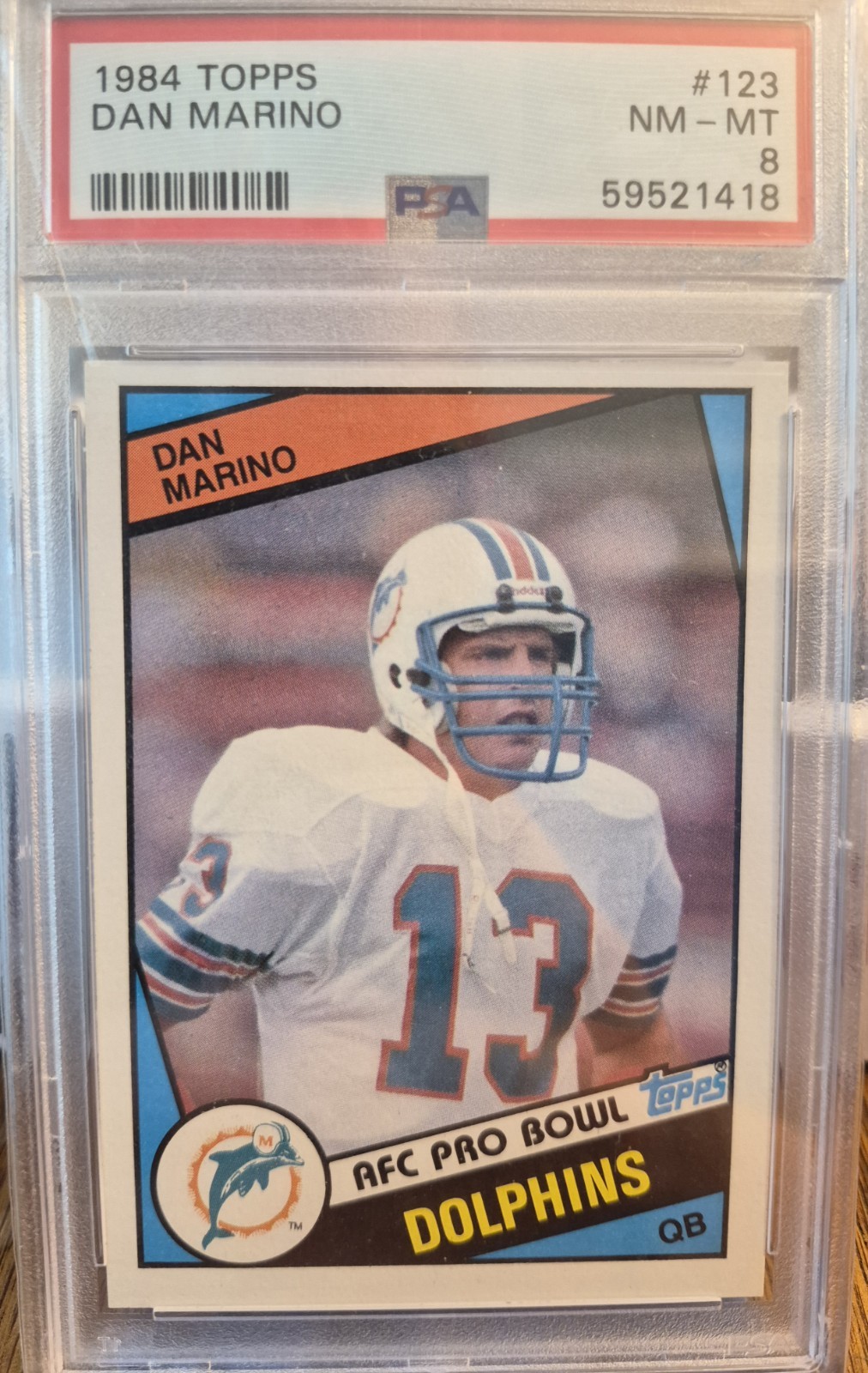 1984 Topps - Dan Marino #123 PSA 8 Rookie Card