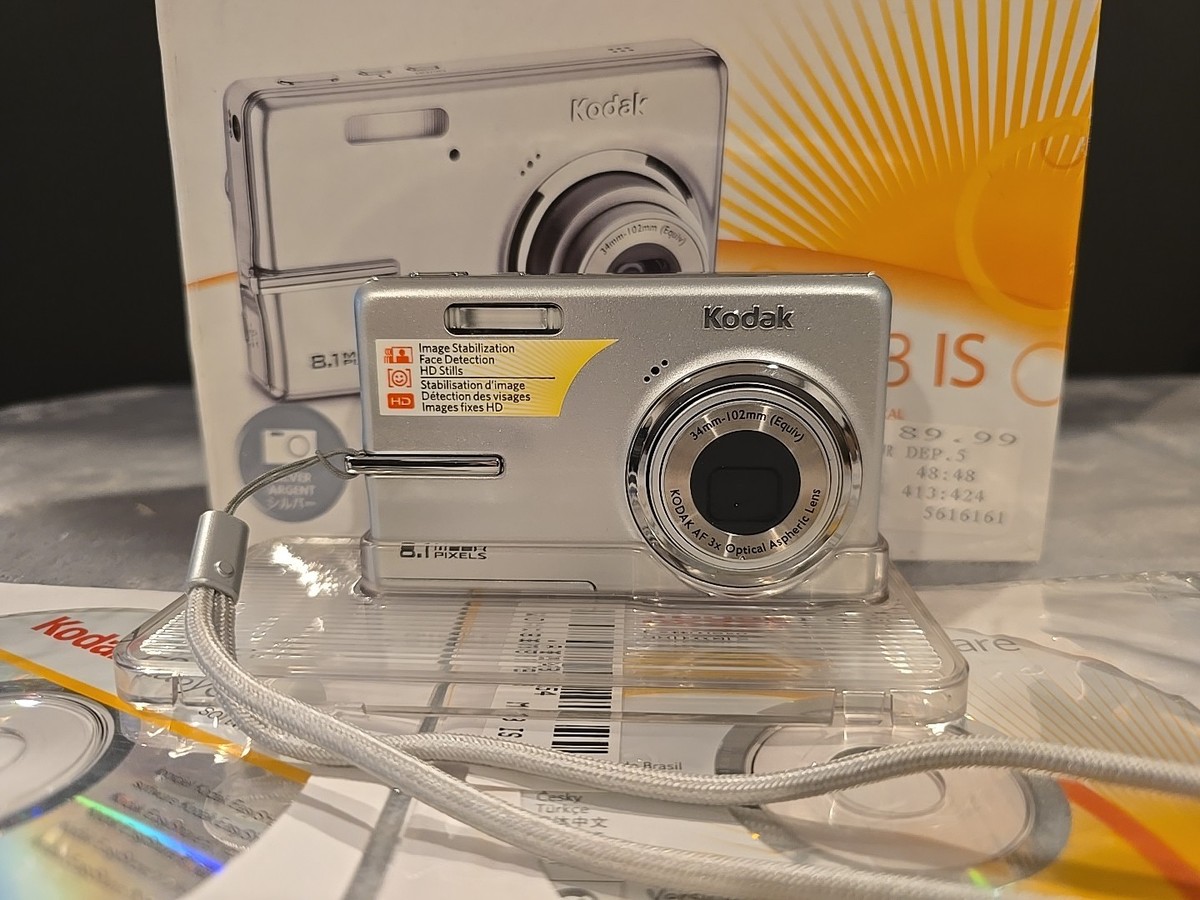 Kodak EasyShare M893 IS 8.1MP Digital Camera - Silver for sale