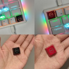 2PCS Transparent Backlit OSU Keycaps Replacement Parts for Mechanical Keyboard